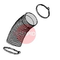 0000101981 Plymovent Hose (2) L=320mm /Ø 75mm (Black) Including Tie-Wrap (4)