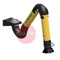 0000112775 Plymovent KUA-200/3H Extraction Arm, 3m with Hanging Mounting, Ø 200mm