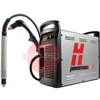 059529 Hypertherm Powermax 125 Plasma Cutter with 7.6m Hand & Machine Torches, Remote & CPC Port, 400v CE