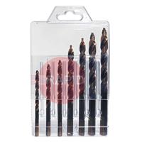 202050-SET4 HMT TurboTip Cobalt Jobber Drill Bit 7 Piece Set (3 - 10mm)