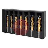 209015-SET2 HMT VersaDrive TurboTip Impact Drill Bit InsertFoam 7 Piece Set (6, 7, 8, 9, 10, 11, 12mm)