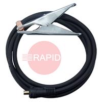 25525R 5M Earth Return Cable Assembly. 25mm Sq Cable 16/25mm Termination. 200amp