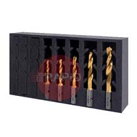301125-SET1 HMT VersaDrive Combi Drill-Tap InsertFoam 5 Piece Set (M5 - M12)