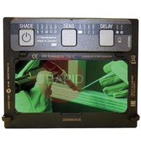 3M-750020 3M Speedglas 100V Auto Darkening Filter. Shade 8 to 12 EW.  110 x 90mm Fitment 39113