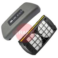 3M-837301 3M Adflo Gas Filter Kit, A1B1E1 Filter & New Heavy Duty Li-ion Battery