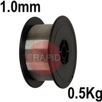 40431005 1.0mm Aluminium Mig Wire ER4043, (AlSi5) NG21. 0.5kg Spool