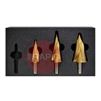 505050-SET1 HMT VersaDrive TurboTip ConeCutter Insert Foam 3 Piece Set (8 - 32mm)