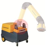 7035400000 Plymovent MFE Mobile Welding Fume Extractor with Electrostatic Filter, 400v 3ph