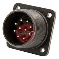 9770117 Kemppi Machine Socket - Male, 10 Poles