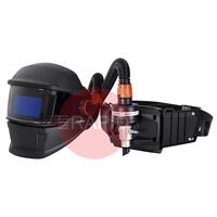 9873150 Kemppi Gamma GTH3 SFA Auto Darkening Welding Helmet & RSA 230 Respirator System, Shade 5, 8, 9 - 13