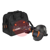 9873310 Kemppi Delta 90 SFA Auto Darkening Welding Helmet & FreshAir Flow Control System, Shades 9 - 13