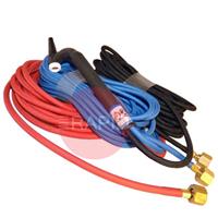 CK-CK2012SFFX CK20 Flex Head Water-Cooled 250 Amp TIG Torch with 4m Superflex Cables & 3/8