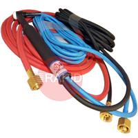 CK-CK2312SF CK 230 2 Series Water-Cooled 300 Amp TIG Torch with 4m Superflex Cables, 3/8