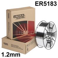 ED704127 Lincoln Superglaze 5183 Plus, 1.2mm Aluminium MIG Wire, 7Kg Reel, ER5183