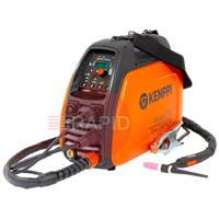 P0654TX Kemppi MinarcTig EVO 200 MLP with 4m TX135GF4 Torch, Earth Cable & Gas Hose