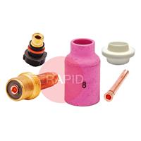 W017119 Kemppi Flexlite Large TIG 3.2mm Lens Kit