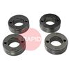 4015765  PATON V-Groove Feed Roller Set of 4 – Solid Wire: 1.2 - 1.6mm (4 Roll Drive)