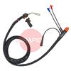 GXE408WA35  Kemppi Flexlite GXe K8 408W A Water Cooled 400A MIG Torch, w/ Euro Connection & GRE80 Torch Remote - 3.5m