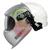 1006.550                                            Optrel E684 Auto Darkening Silver Welding Helmet, with Hard Hat - Shade 5 - 13