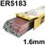 181616R120  Esab OK Tigrod 5183 Aluminium Tig Wire, 1.6mm Diameter x 1000mm Cut Lengths - AWS A5.10 R5183. 2.5kg Pack