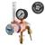 907844  GasiQ Optimator I Argon/Mix Gas Saver Bottom Entry Regulator. 34Lpm. G5/8
