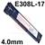 DBSEALPRG  Bohler FOX EAS 2-A Stainless Steel Electrodes 4.0mm Diameter x 350mm Long. 2.0kg Vacpac. E308L-17