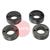 4017225  PATON V-Groove Feed Roller Set of 4 – Solid Wire: 1.0 - 1.2mm (4 Roll Drive)
