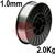 40431020  1.0mm Aluminium Mig Wire ER4043, (AlSi5) NG21. 200mm Diameter 2 kg Spool