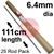 4,075,158,631P                                      Arcair SLICE 6.4mm Diameter x 111cm Long, Uncoated Electrodes (1/4