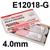 523898  Lincoln Electric Conarc 85 SRP Low Hydrogen Electrodes 4.0mm Diameter x 350mm Long. 12.0kg Carton (8 x 1.5kg 28 Rod Packs). E12018-G-H4R