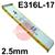 E316L40  ESAB OK 63.30 Stainless Steel Electrodes 2.5mm Diameter x 300mm Long. 1.5kg Vacpac. E316L-17