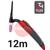 CK-EDS9F04  CK Diamond EDS 17FX Flex Head Air Cooled Tig Torch, 12m