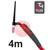 CK-EDS9F04  CK Diamond EDS 18FX Flex Head Water Cooled Tig Torch, 4m