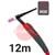CK-EDS26R08  CK Diamond EDS 18RG Rigid Head Water Cooled Tig Torch, 12m