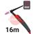 CK-EDS26R04  CK Diamond EDS 26RG Rigid Head Air Cooled Tig Torch, 16m