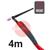 CK-EDS26R08  CK Diamond EDS 9RG Rigid Head Air Cooled Tig Torch, 4m