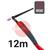 CK-EDS26R08  CK Diamond EDS 9RG Rigid Head Air Cooled Tig Torch, 12m