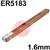 ED701963  Lincoln Superglaze 5183 Aluminium Tig Wire, 1.6mm Diameter x 1000mm Cut Lengths - AWS 5.10 ER5183. 5.0kg Pack