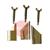 EZG5SS  Gold Stainless Steel Covers & Screws, 2 - 5
