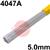 0032N  SIF Sifalumin No.16 4047A Aluminium Tig Wire, 5.0mm Diameter x 1000mm Cut Lengths - EN ISO 17672 S AL 4047A (AlSi12) - 2.5kg Pack