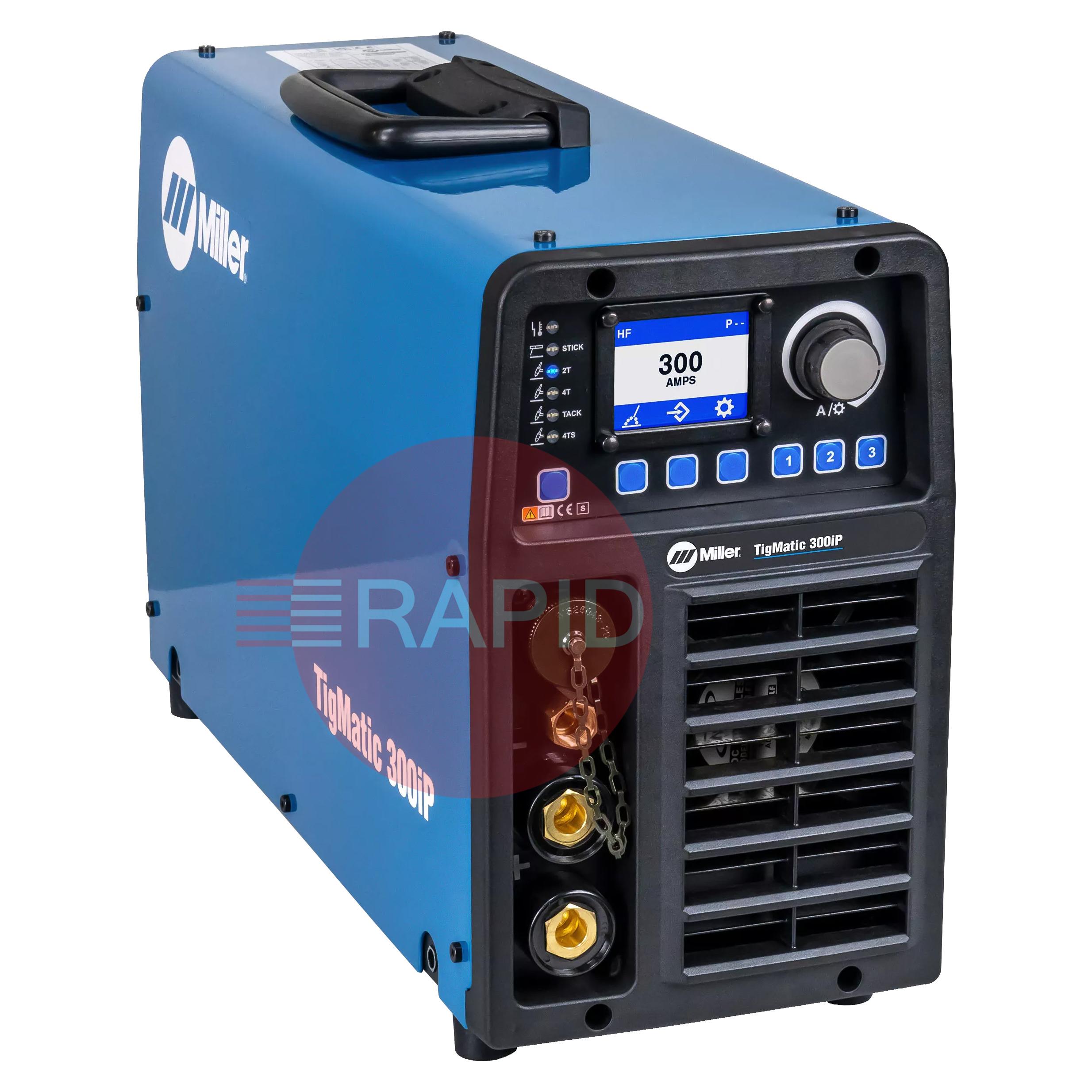 059016034AP  Miller TigMatic 300iP DC Air Cooled TIG Welder Package - 400v, 3ph