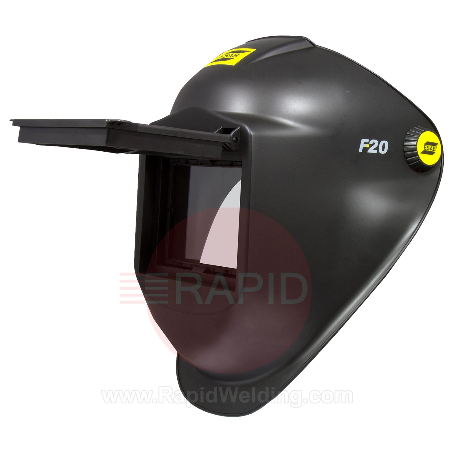 0700000426  ESAB F20 Flip-up Welding Helmet with 110 x 60mm Shade #10 Passive Lens