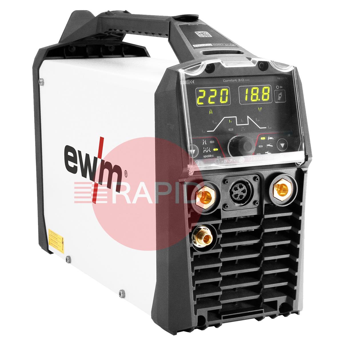 090-002068-00502  EWM Picotig 220 DC Puls 5P TIG Welder Power Source - 230v, 1ph
