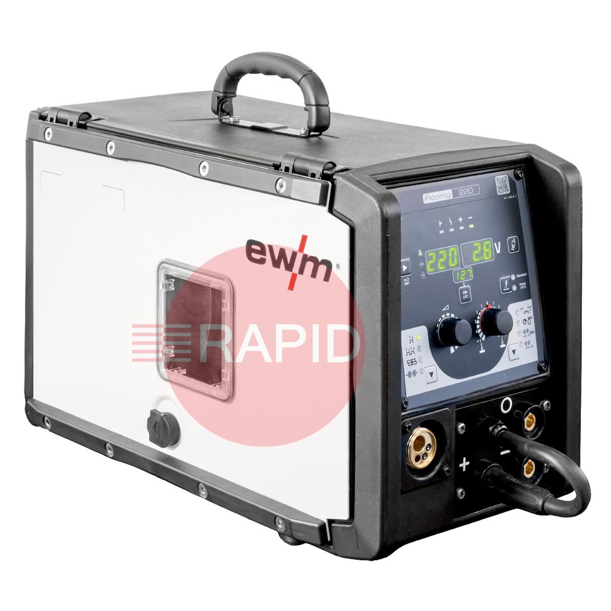 090-005680-00502  EWM Picomig 220 Puls TKG MIG Welder Power Source - 230v, 1ph
