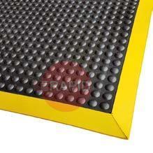 10100-06009014-BKYL  Ergo-Tred Anti-Fatigue Mat, Yellow Ramped Edges – 600 x 900mm