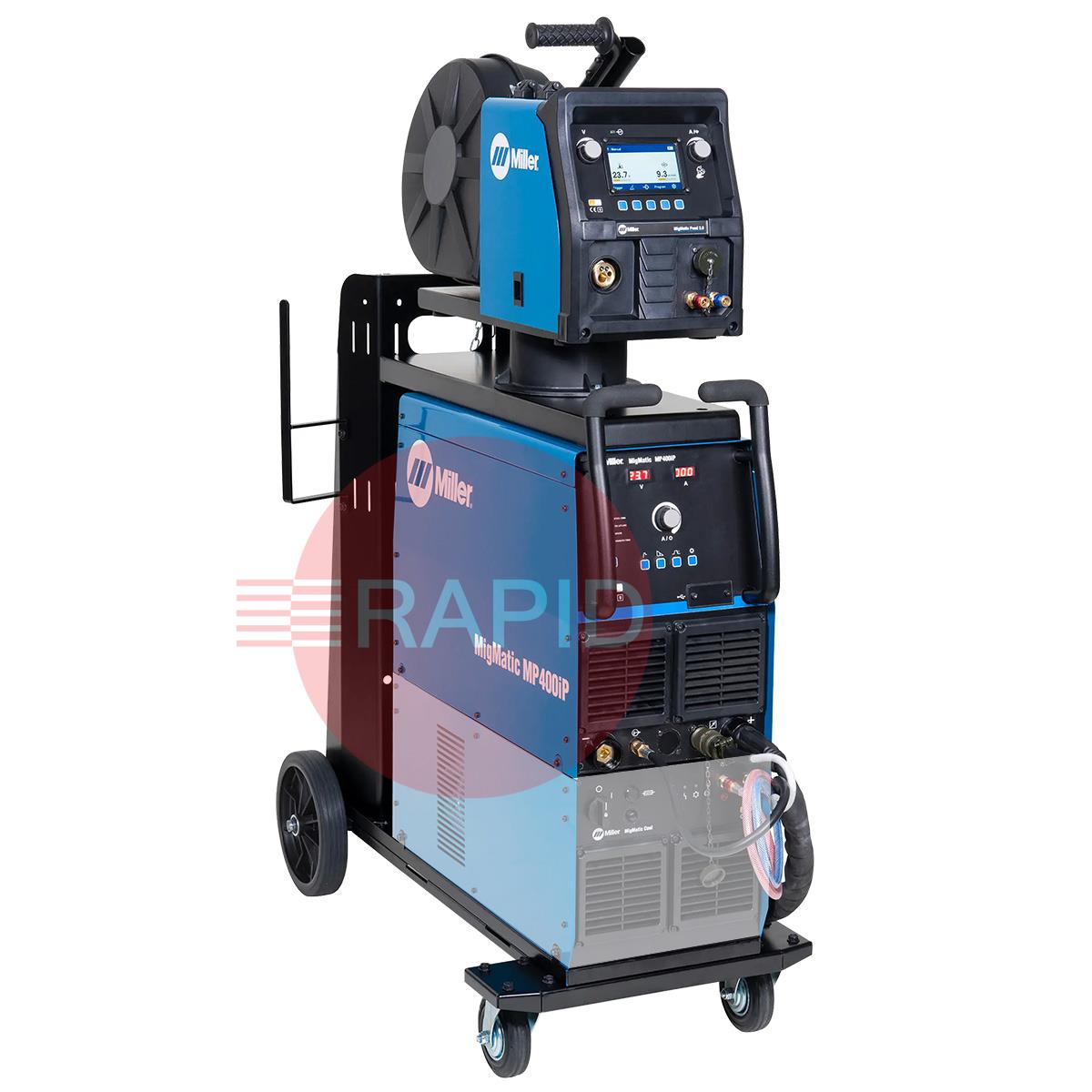 3400000003AP  Miller MigMatic Multiprocess S400iP Pulse MIG/MAG Welder Air Cooled Package - 400v, 3ph