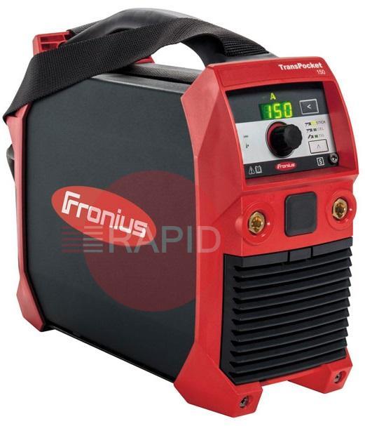 4,075,210,002  Fronius - TransPocket 150 Inverter Arc Welder Power Source, 240v 1 Phase, U.K. Plug