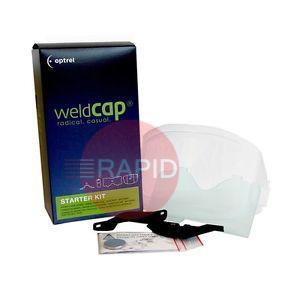 5002.740  Optrel Weldcap Starter Kit (2 Front Cover Lens, 1 Inside Cover Lens, 1 Nosepad, 2 Batteries)