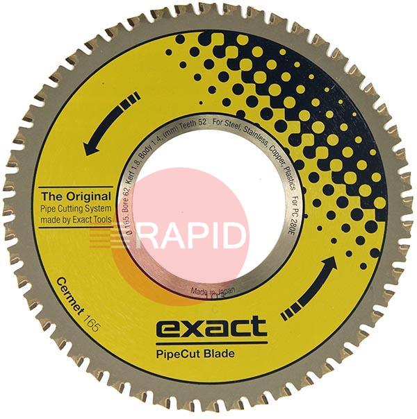 7010497  Exact Cermet 165 Cutting Blade For Materials: Stainless Steel, Steel, Copper, Plastic