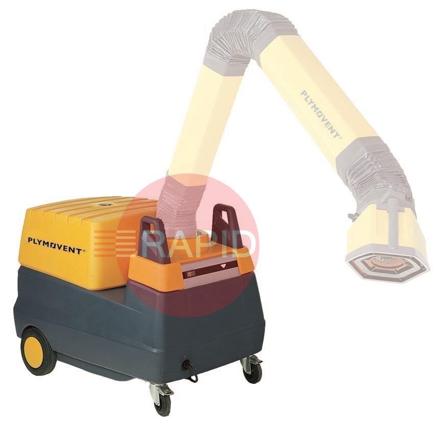 7025100000  Plymovent MFD Mobile Welding Fume Extractor with disposable filter, 400v 3ph (Requires Extraction Arm)